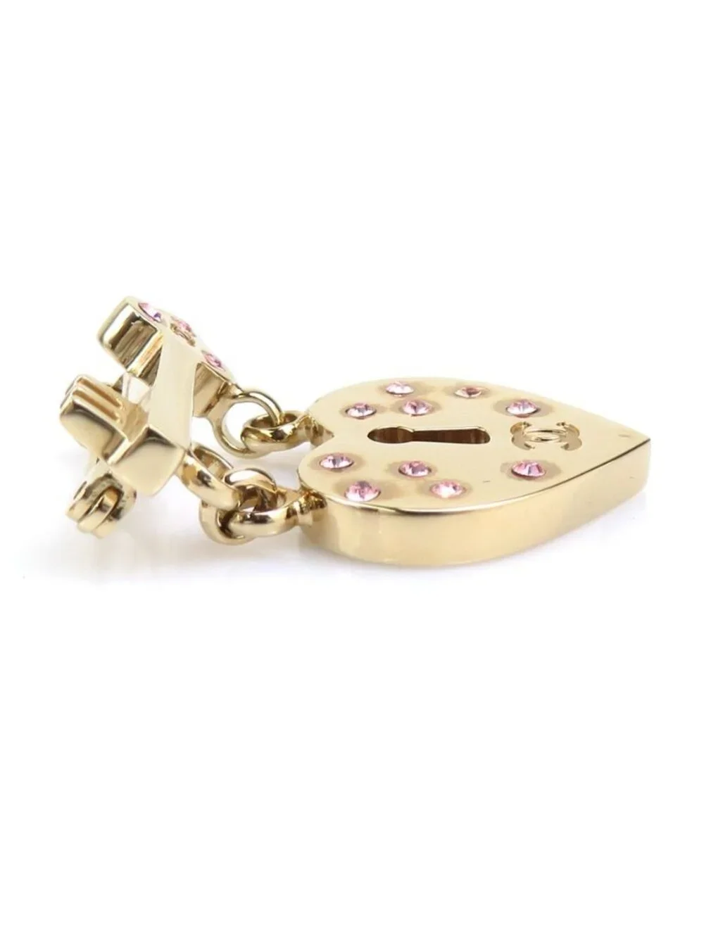 Chanel Brooch Heart Lock &
